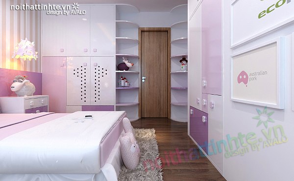 Thiết kế nội thất chung cư 90 m2 nhà anh Hoàng Minh Khai 22