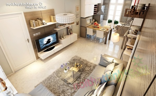 Thiết kế nội thất chung cư đẹp 70 m2 05