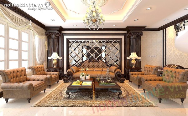 Thiết kế nội thất biệt thự đẹp cho “ quý tộc “ Việt Nam