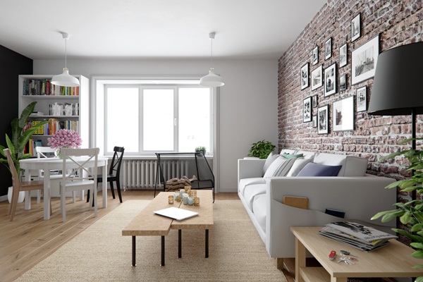 Thiết kế nội thất căn hộ nhỏ lãng mạn cho người độc thân