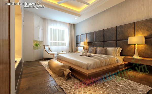 Thiết kế nội thất chung cư 90 m2 nhà anh Hoàng Minh Khai 18